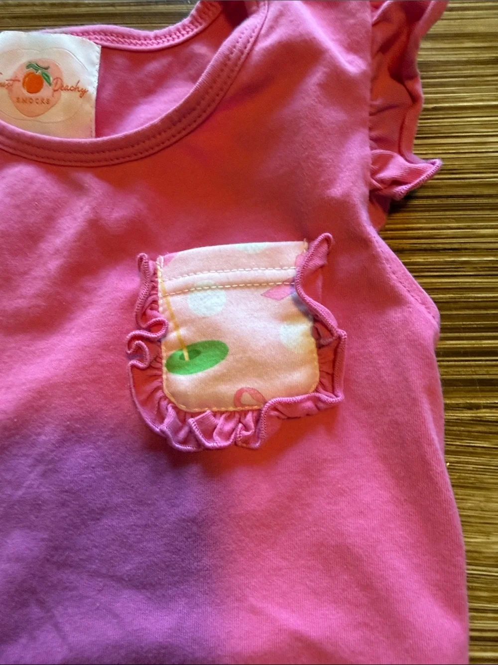 Girls' Pink Ruffle Tank Top & Printed Shorts Set